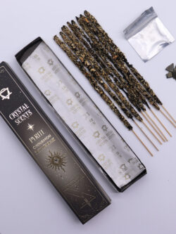 Kadzidełka Kryształowe Aromaty – Piryt i Cynamon | Sukces i Obfitość