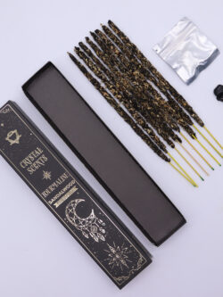 Kadzidełka Kryształowe Aromaty – Turmalin i Drzewo Sandałowe | Ochrona i Uziemienie