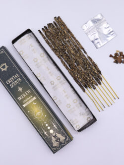 Kadzidełka Kryształowe Aromaty – Tygrysie Oko i Wanilia | Ochrona i Siła